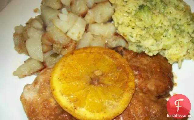 Orange Baked Pork Chops