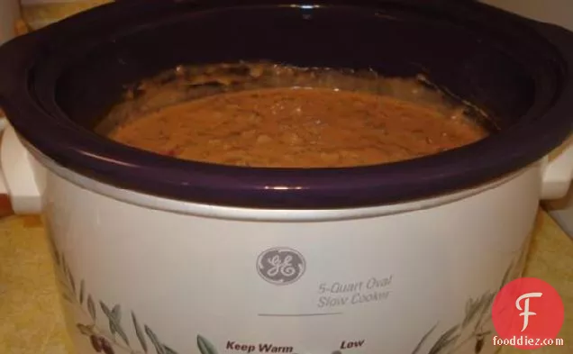 Crock Pot; Meaty Cheese Dip