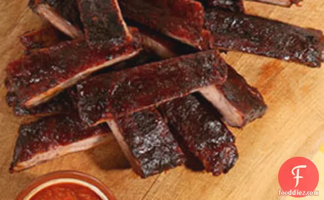 Oven-Roasted Ribs with Barbecue Sauce