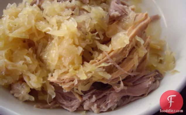 Pork Sauteed with Sauerkraut
