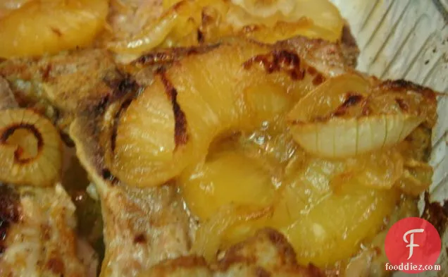 Smoked Pork Chops With Pineapple