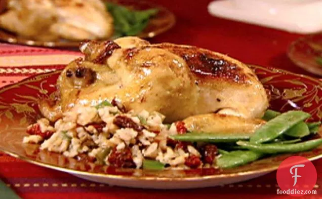 Cornish Hens with Brown Rice Stuffing
