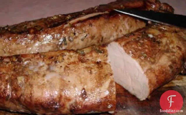 Tender Balsamic Marinated Pork Tenderloin