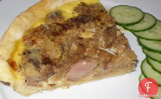 Liver and Onion Tart