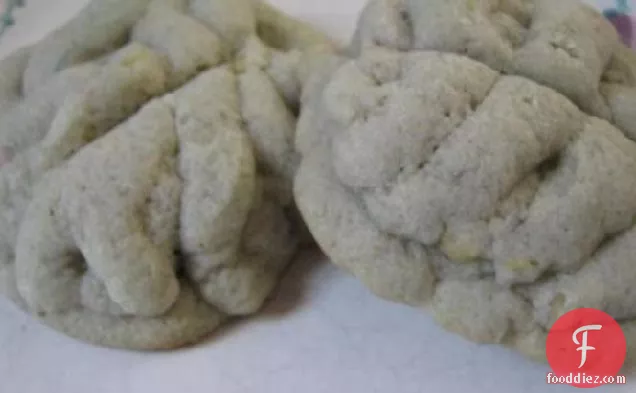 Brain Cookies With Blood Glaze
