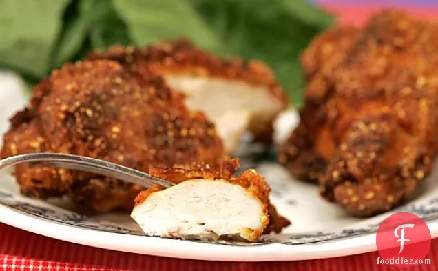 Cornmeal-dusted Fried Chicken
