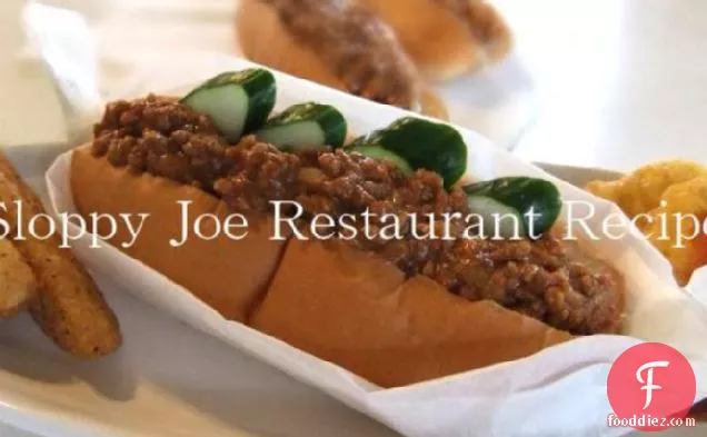 Sloppy Joe Restaurant Recipe