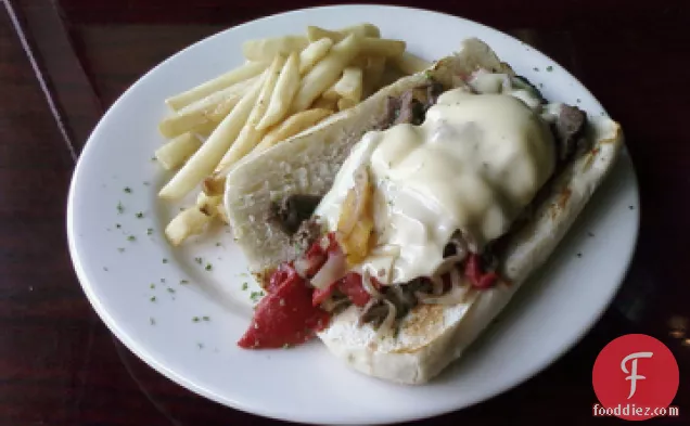 Philly Cheese Meatball Sandwiches