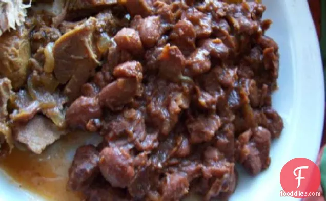 Slow Cooker BBQ Pinto Beans