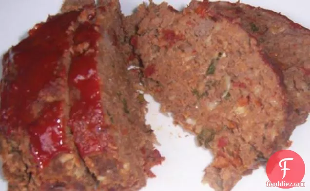 Italian Meatloaf With Fresh Basil and Provolone