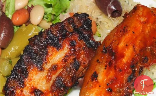 The One Glazed Chicken Thighs