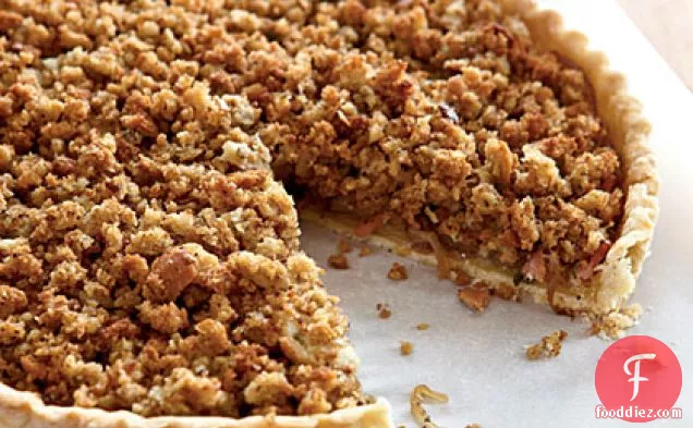 Caramelized Onion and Canadian Bacon Tart