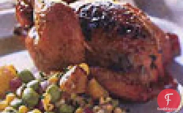 ग्रिल्ड लेमन-हर्ब पॉसिन