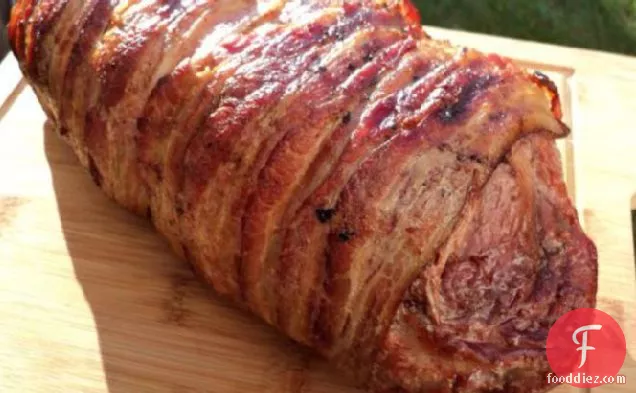 Nif's Porkapalooza (Pork Loin Wrapped in Bacon)