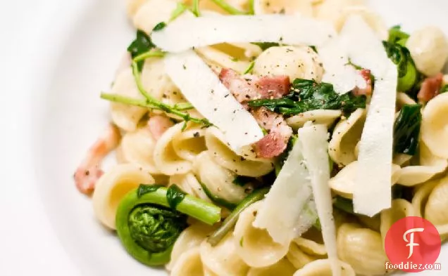 Orecchiette With Ramps And Fiddleheads