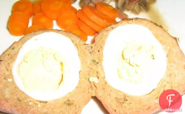 Scotch eggs, baked not fried!