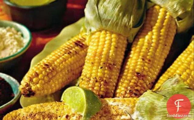 Grilled Corn in the Style of Oaxaca