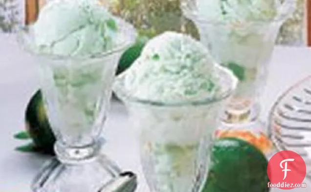 Creamy Lime Sherbet