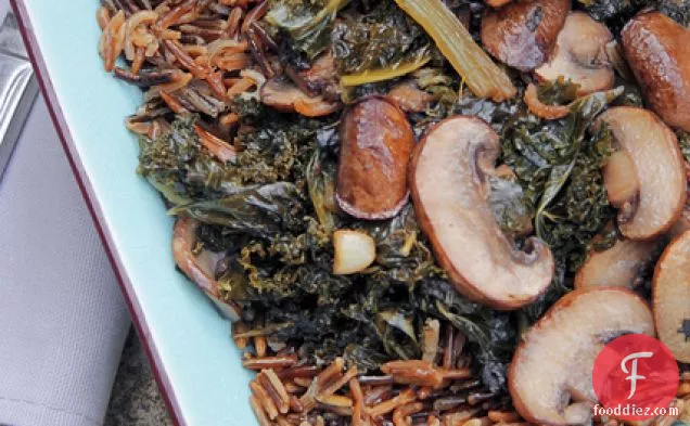 Wild Rice, Chestnuts Mushrooms And Kale