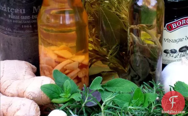 Herbal Vinegar with Basil