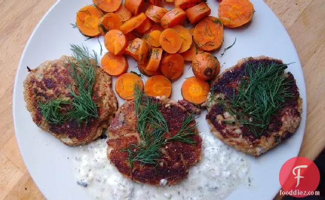 Herring Fish Cakes with Fresh Dill