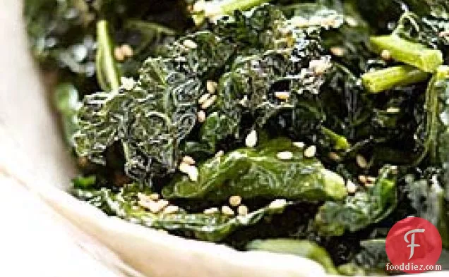 Oven-roasted Kale