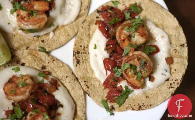 Shrimp and Grits Tacos