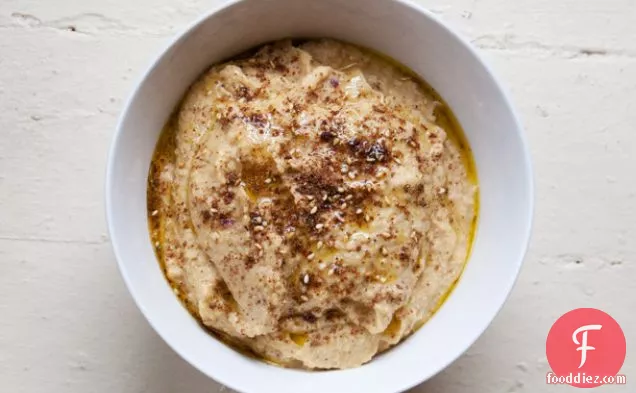 Roasted Zucchini-Chickpea Dip with Za'atar