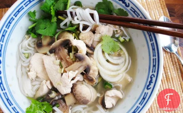 Quick Asian Chili-Lime Chicken Soup