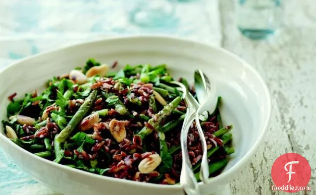 Green Bean, Red Rice, and Almond Salad from 'The French Market Cookbook