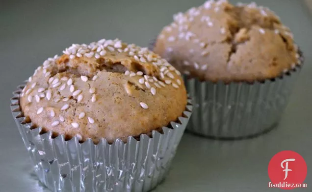 Tahini Muffins with Figs
