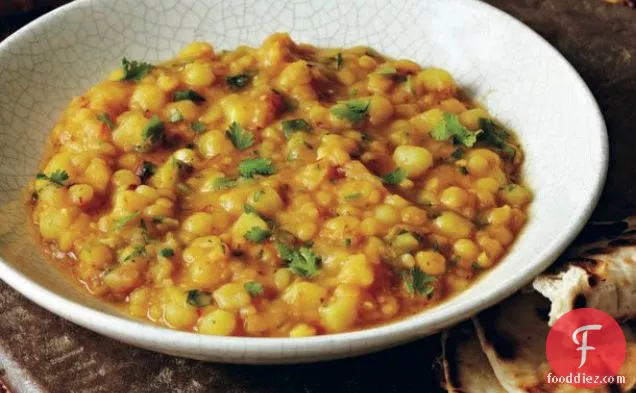Smoky Yellow Split Peas (Tamatar Chana Dal) from 'Indian Cooking Unfolded
