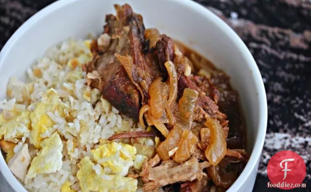 Slow Cooker Filipino Pork With Garlic Fried Rice