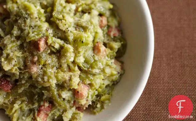 Smashed Green Beans and Potatoes with Pancetta from 'The Glorious Vegetables of Italy