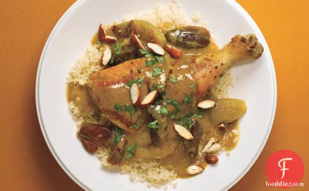 Braised Chicken with Dates and Moroccan Spices