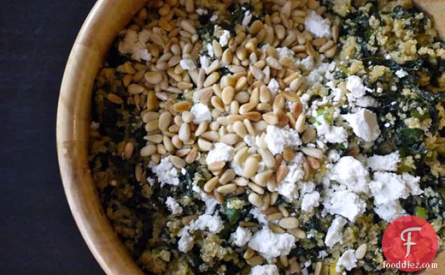 One Pot Kale And Quinoa Pilaf