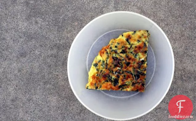 Kale And Cheddar Frittata