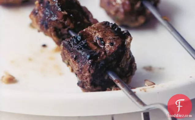 Sirloin Kebabs with Southeast-Asian-Style Spice Paste