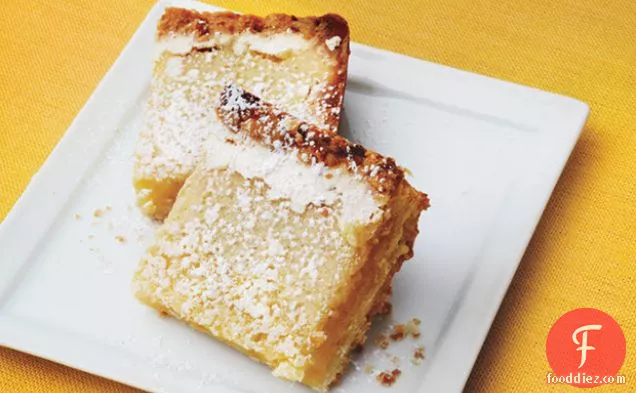 Lemongrass Bars with Coconut Shortbread Crust