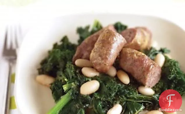 Sausages With Kale And White Beans