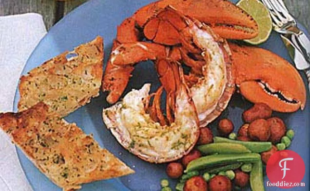 Grilled Lobsters with Southeast Asian Dipping Sauce