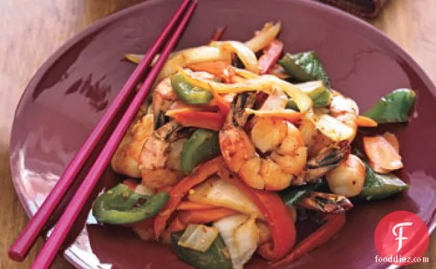 Spicy Shrimp and Vegetable Stir-Fry