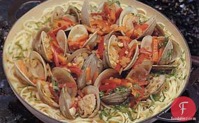 Spicy Asian-Style Noodles with Clams