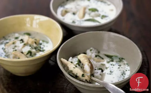 Thai-Style Chicken and Rice Soup