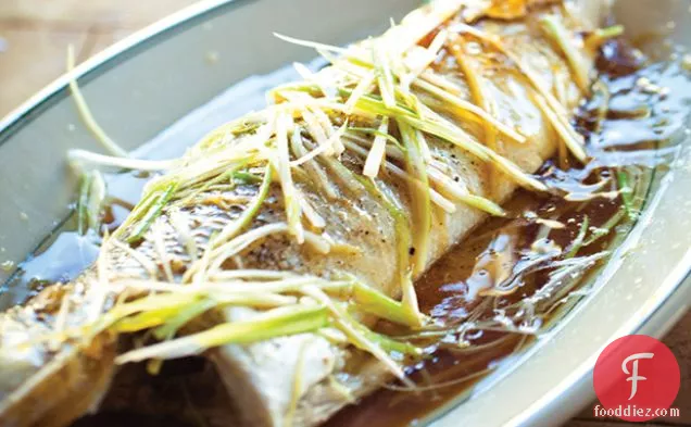 Steamed Whole Fish with Ginger, Scallions, and Soy