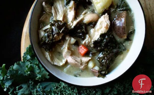Chicken Stew With Kale And Cannellini Beans