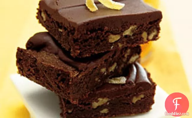 Jamaican Coffee Brownies with Pecans
