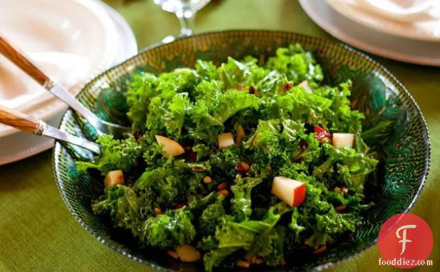 Kale, Pear and Cranberry Salad