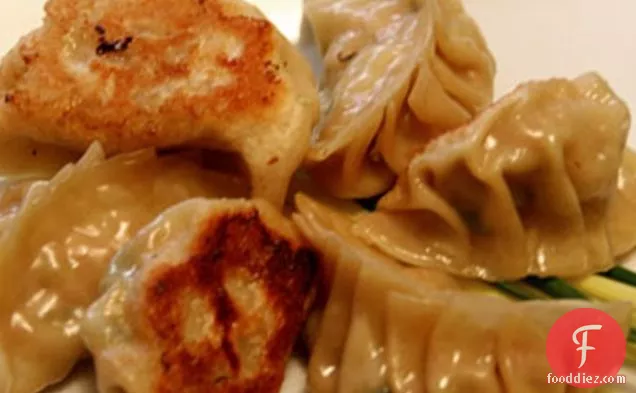 Pork and Chive Dumplings with Dried Shrimp