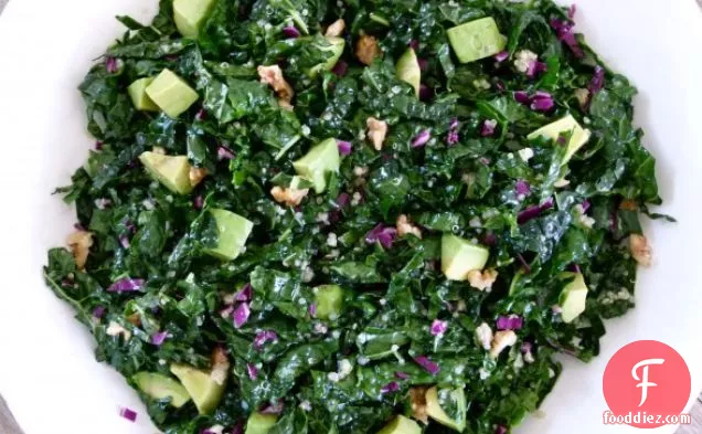 Raw Kale Salad With Citrus Dressing